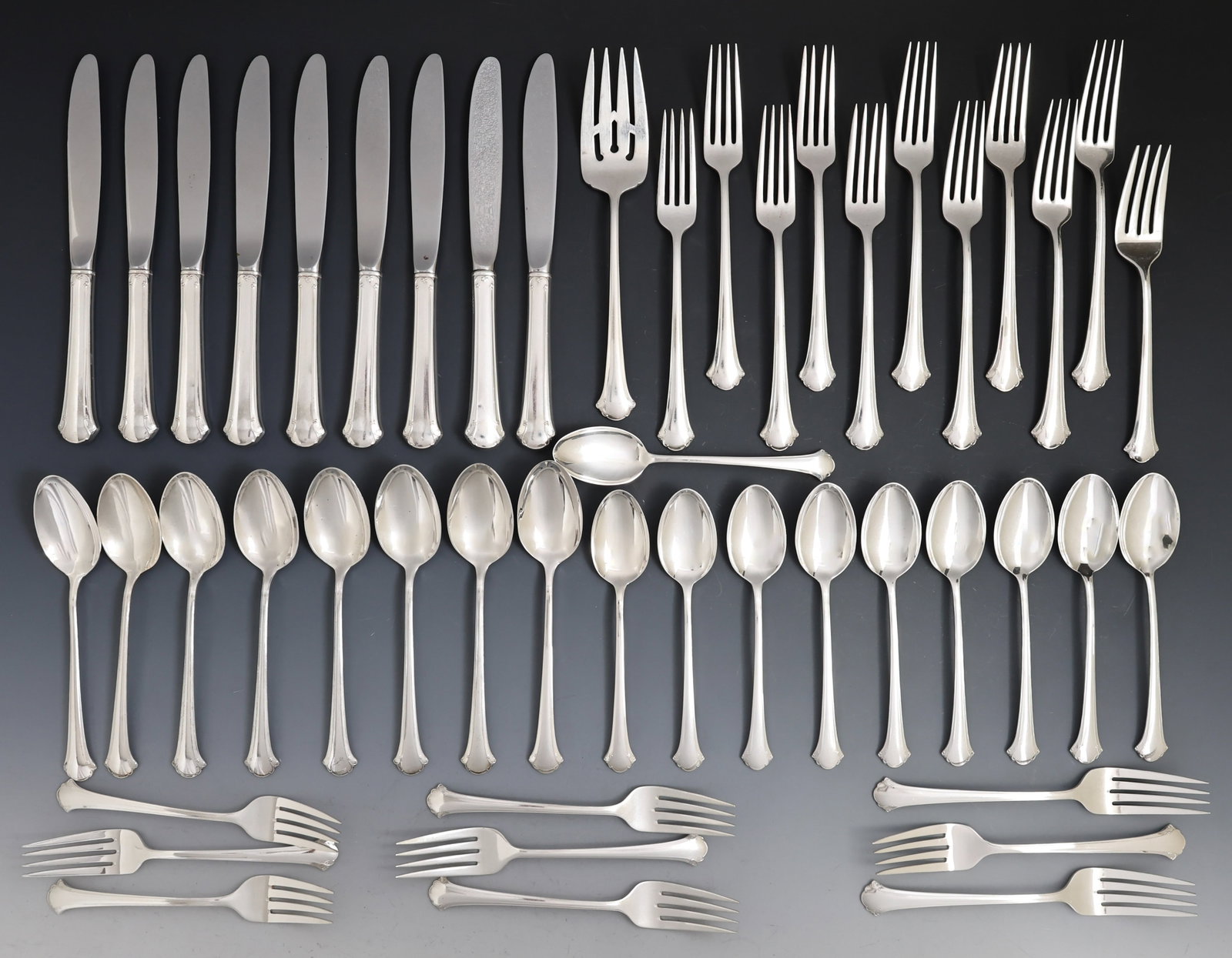 Towle "Chippendale" Sterling Silver Flatware Service for 8 With Extras (1 of 5)