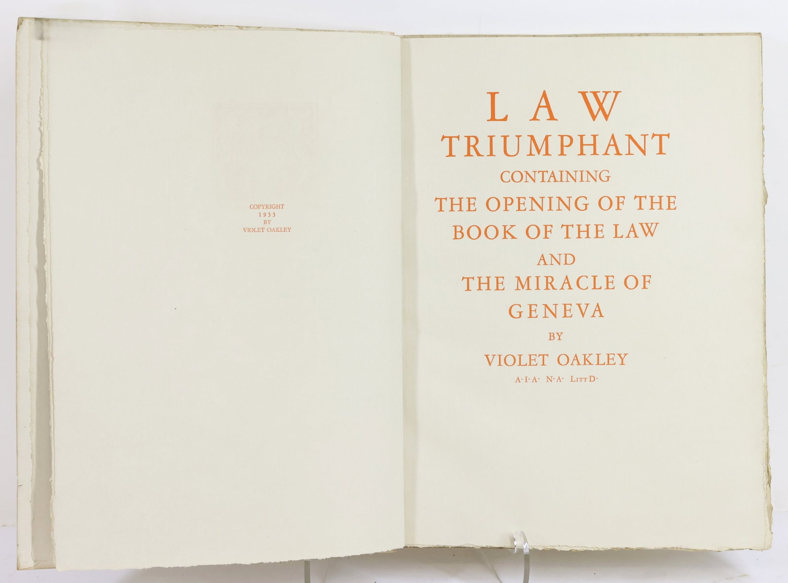Violet Oakley Signed Folio - 19
