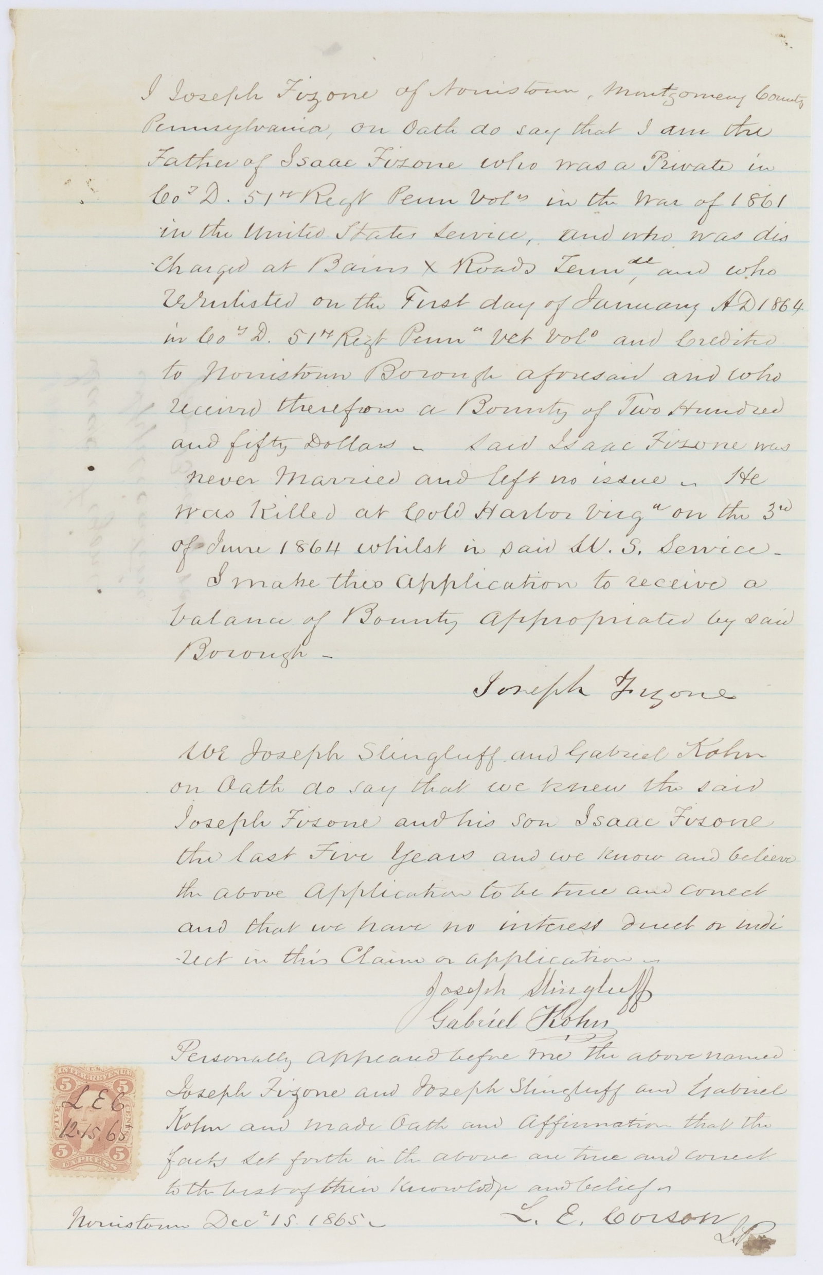 American Civil War Related Archive (1 of 20)