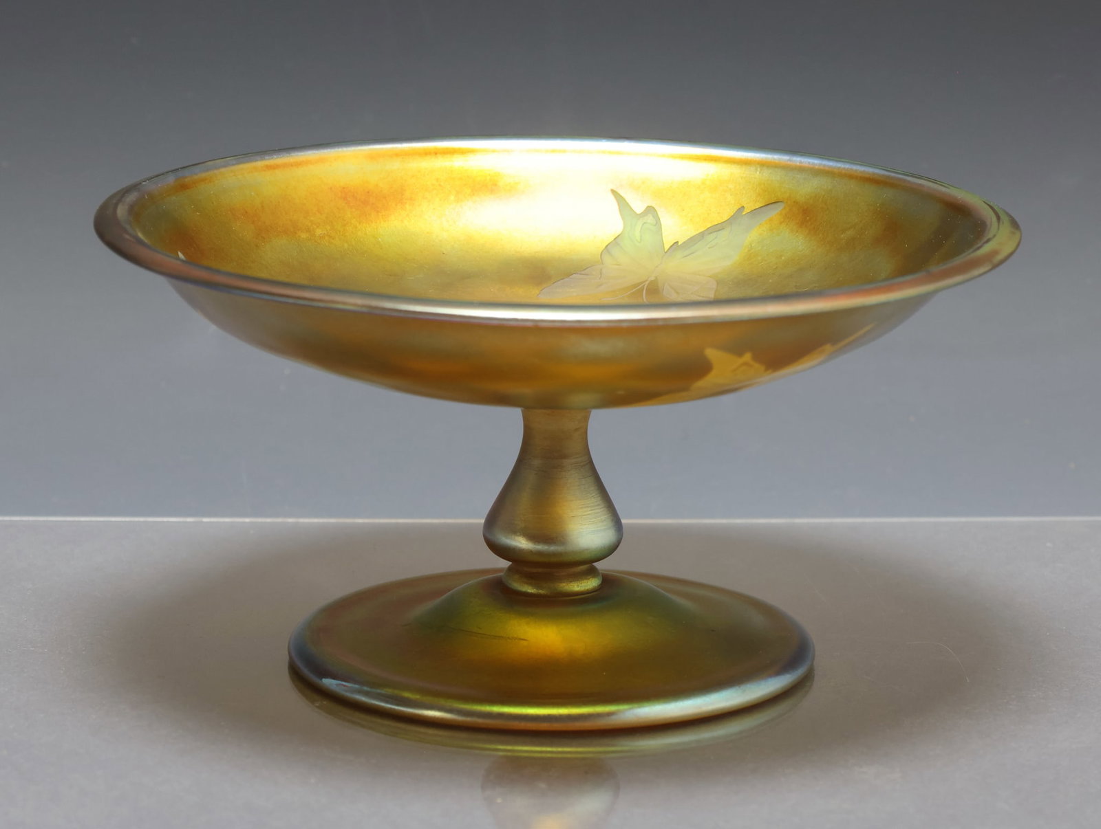 L.C. Tiffany Favrile Compote (1 of 7)