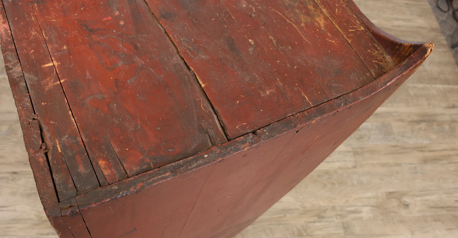 Red Painted Jelly Cupboard - 10