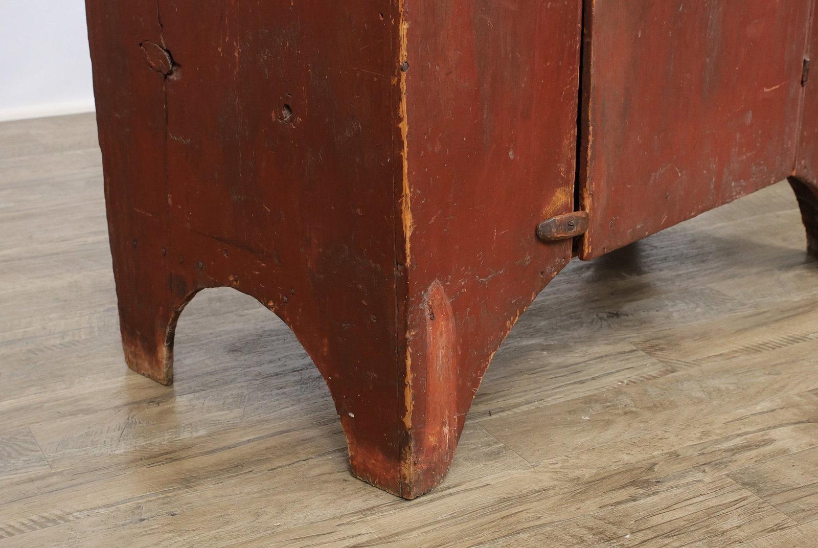 Red Painted Jelly Cupboard - 12