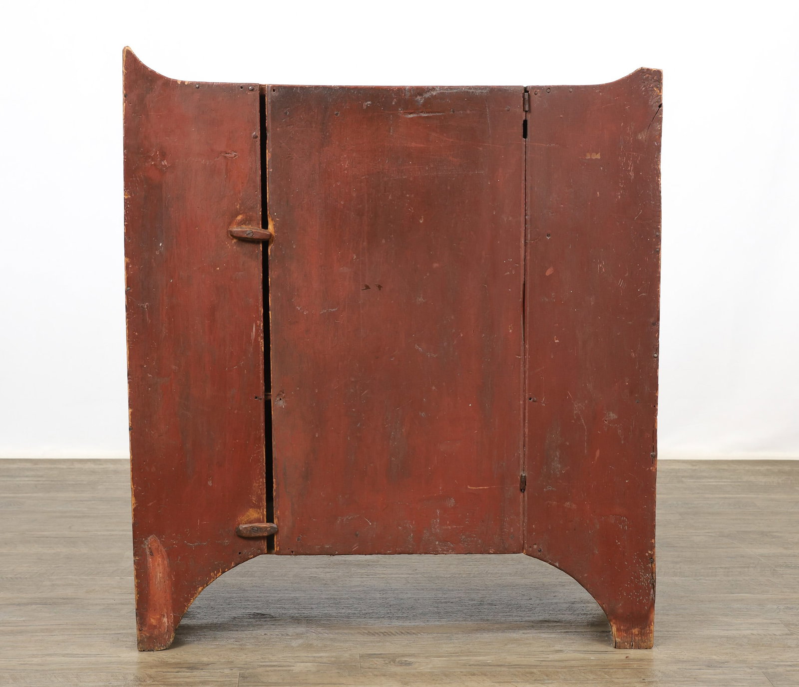 Red Painted Jelly Cupboard - 2