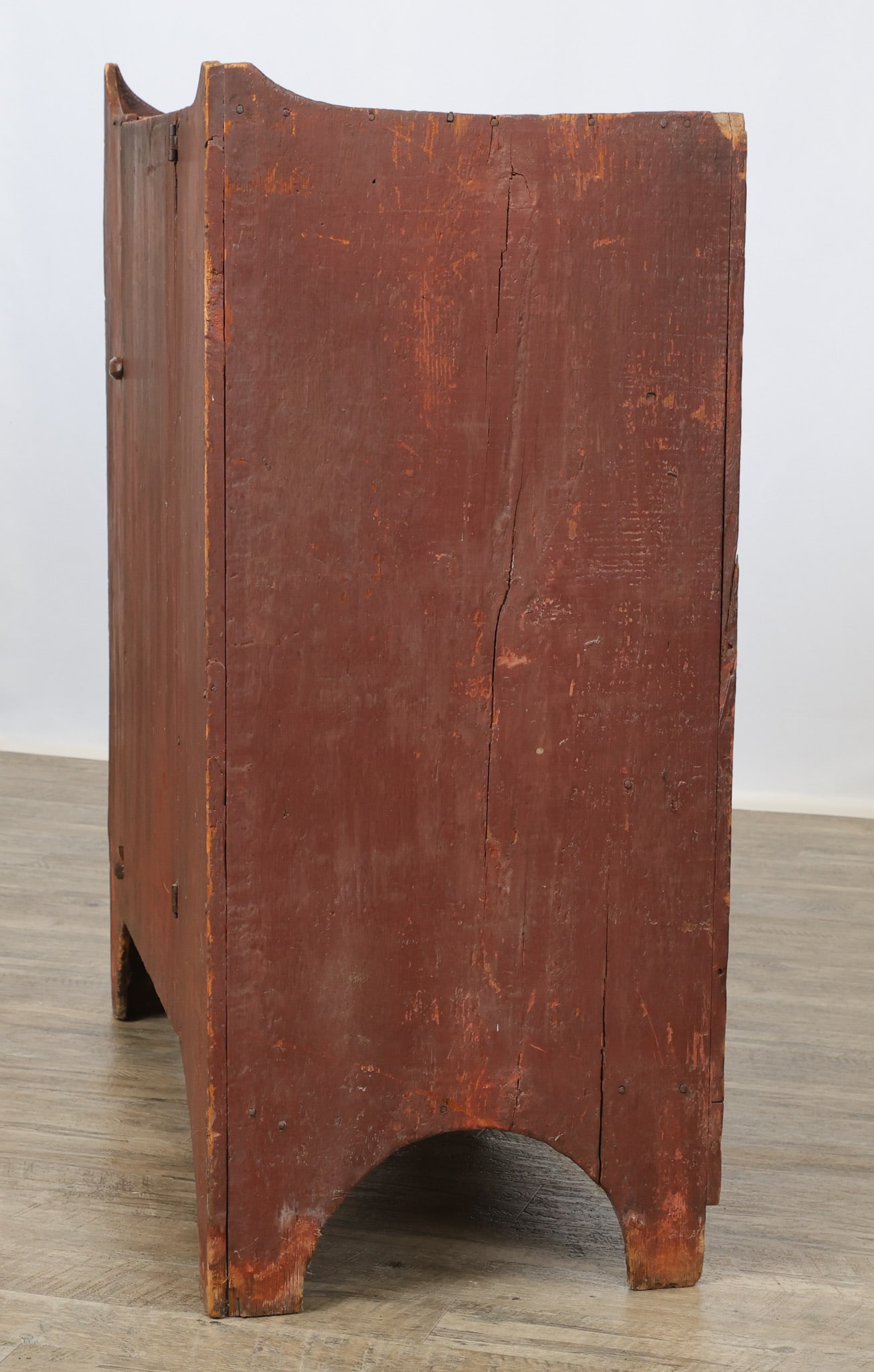 Red Painted Jelly Cupboard - 5