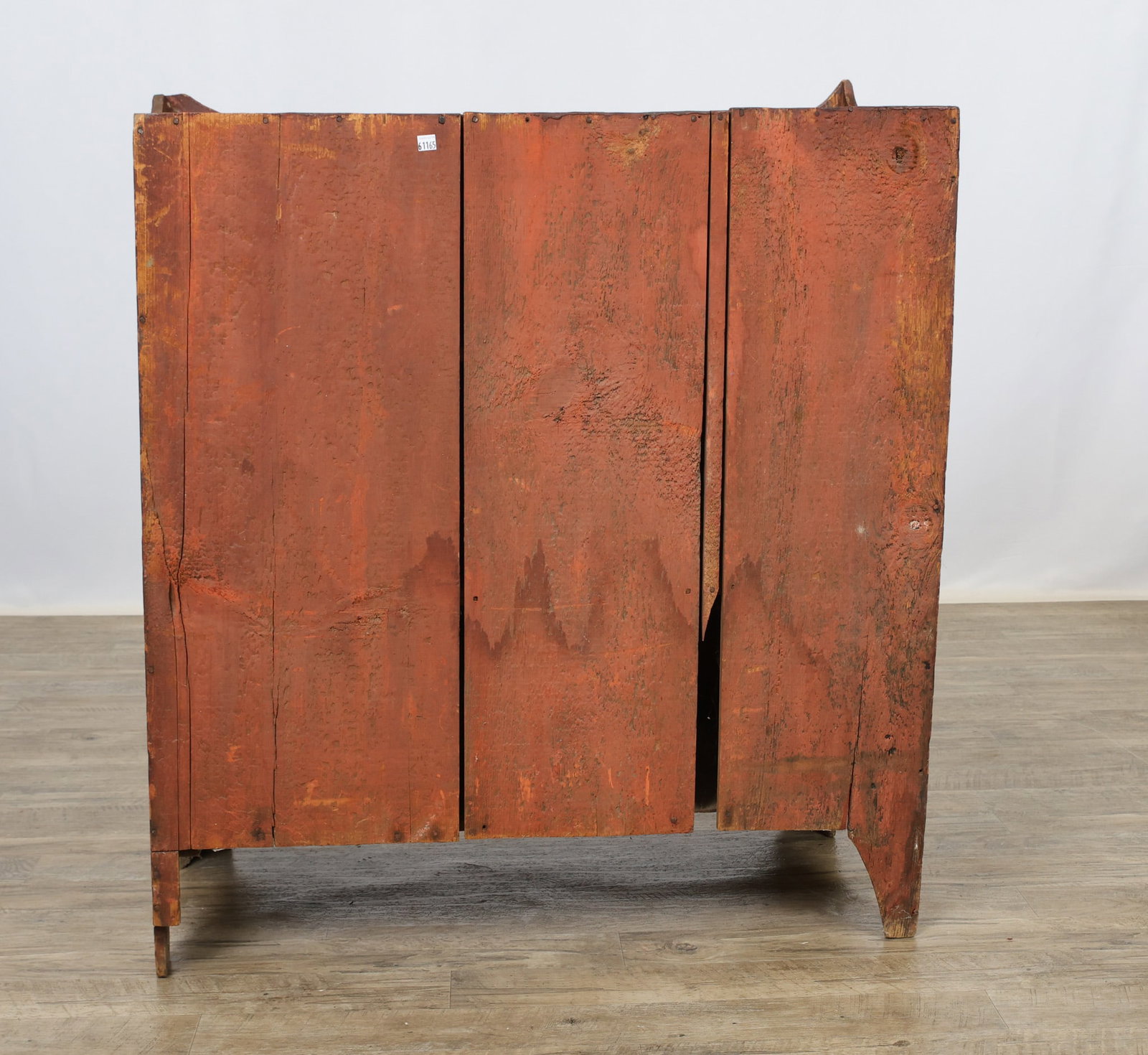 Red Painted Jelly Cupboard - 6