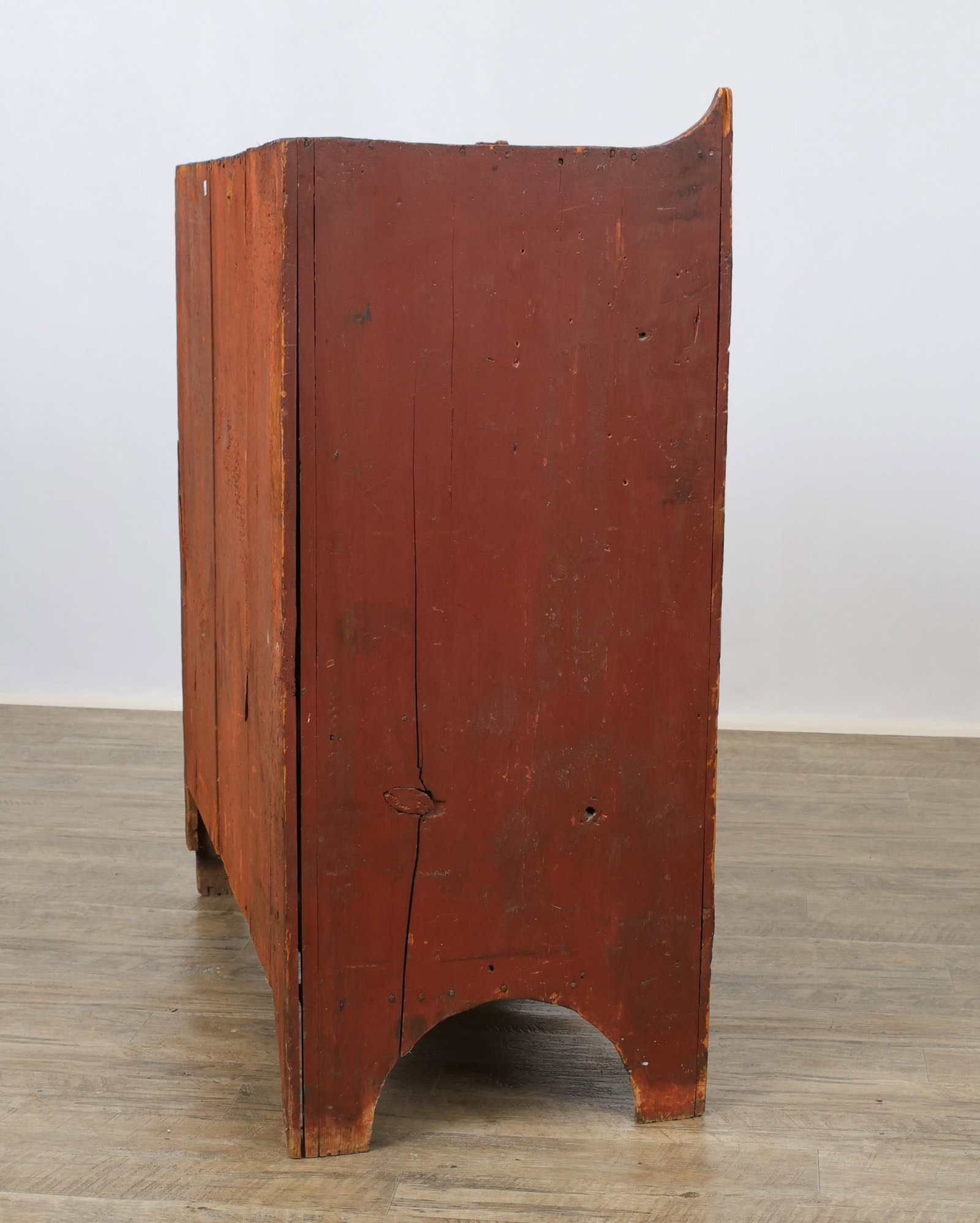 Red Painted Jelly Cupboard - 8