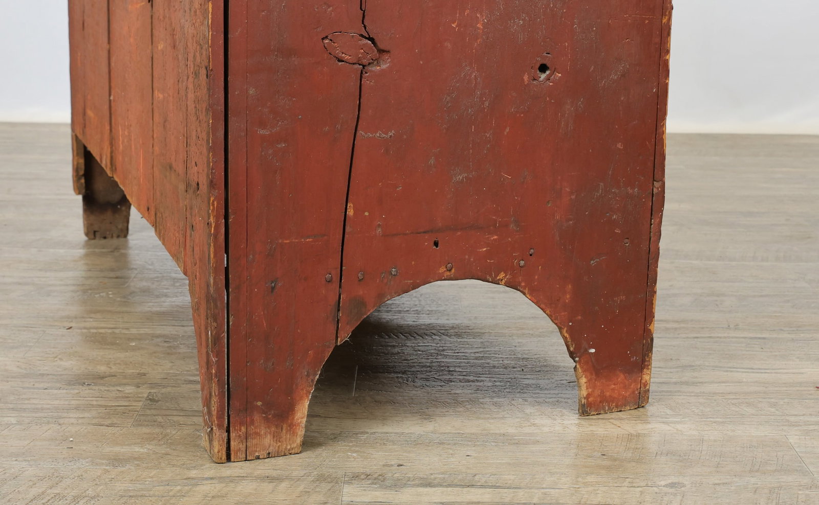 Red Painted Jelly Cupboard - 9
