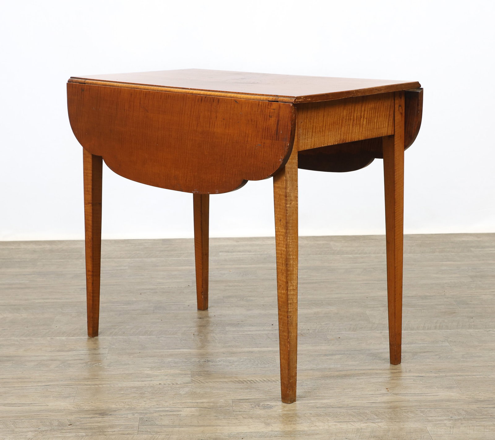 Federal Tiger Maple Pembroke Table - 2