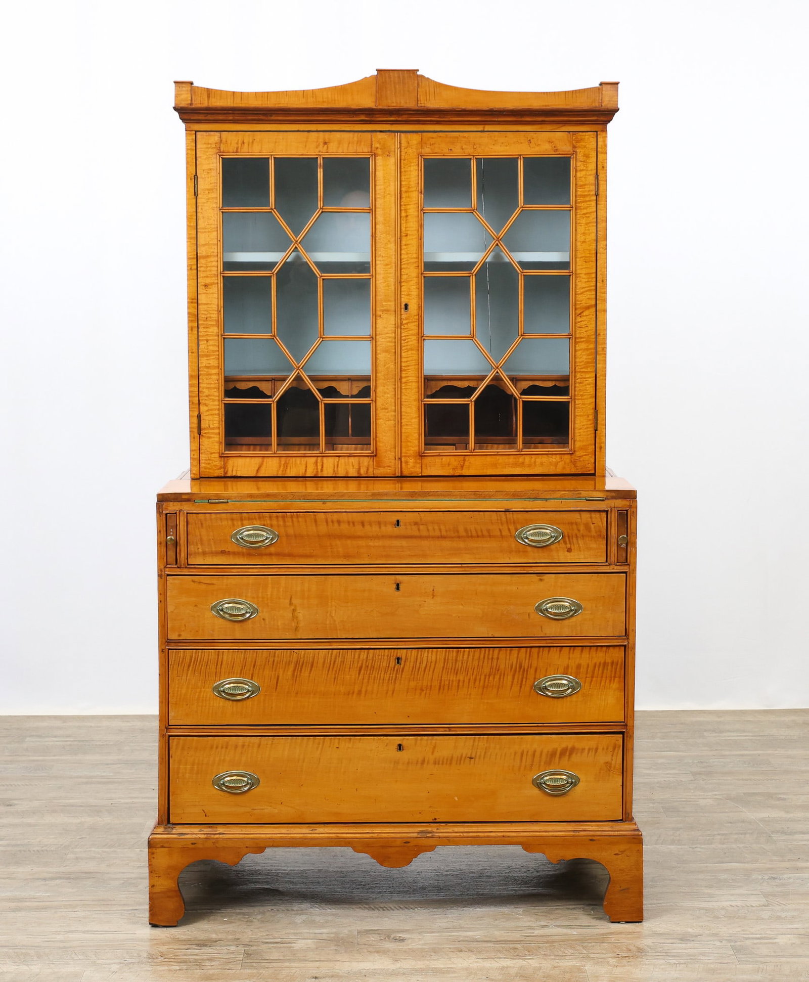 Tiger Maple Secretary Desk (1 of 18)