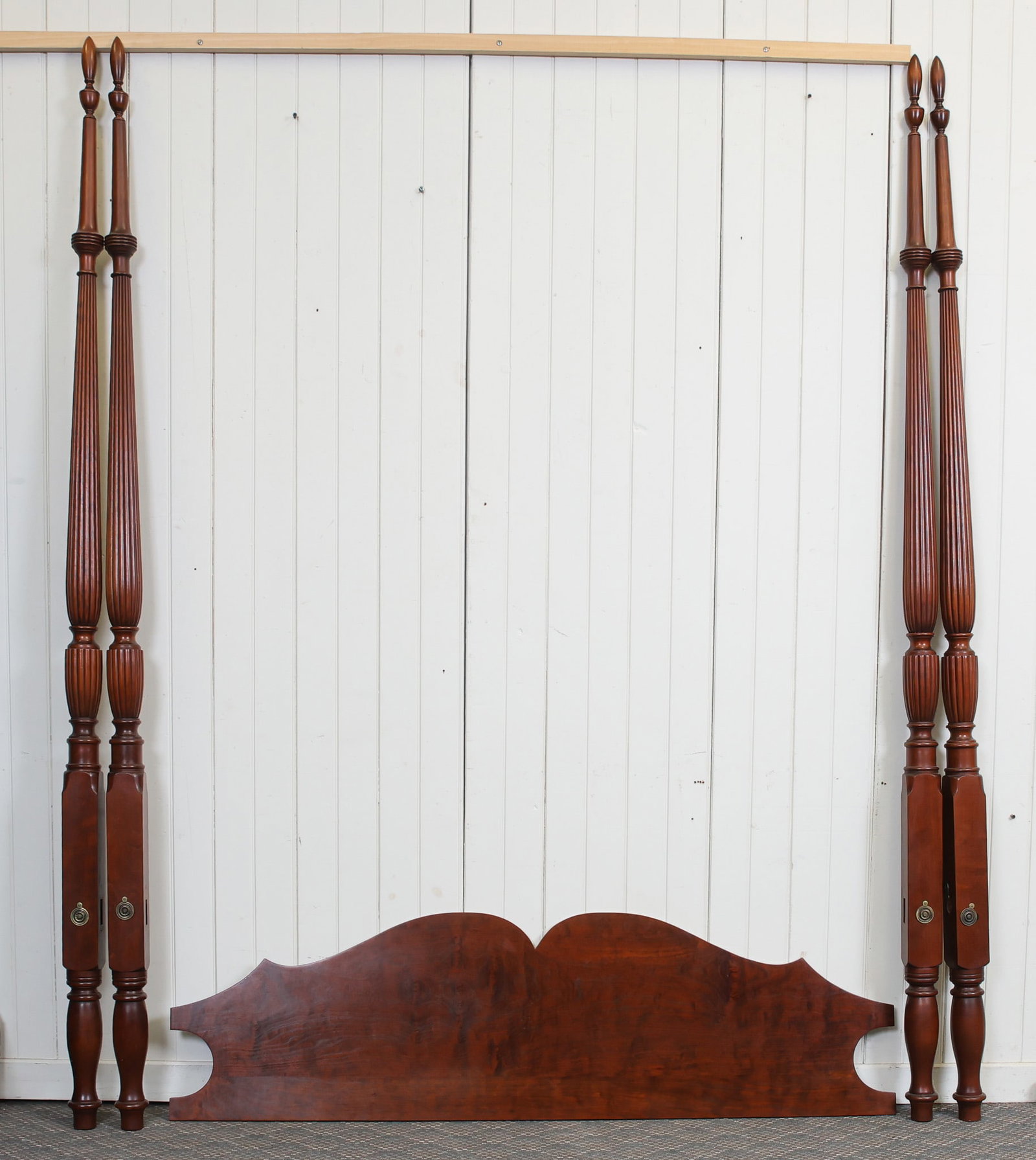 Eldred Wheeler Cherry Four Post Bed - 3