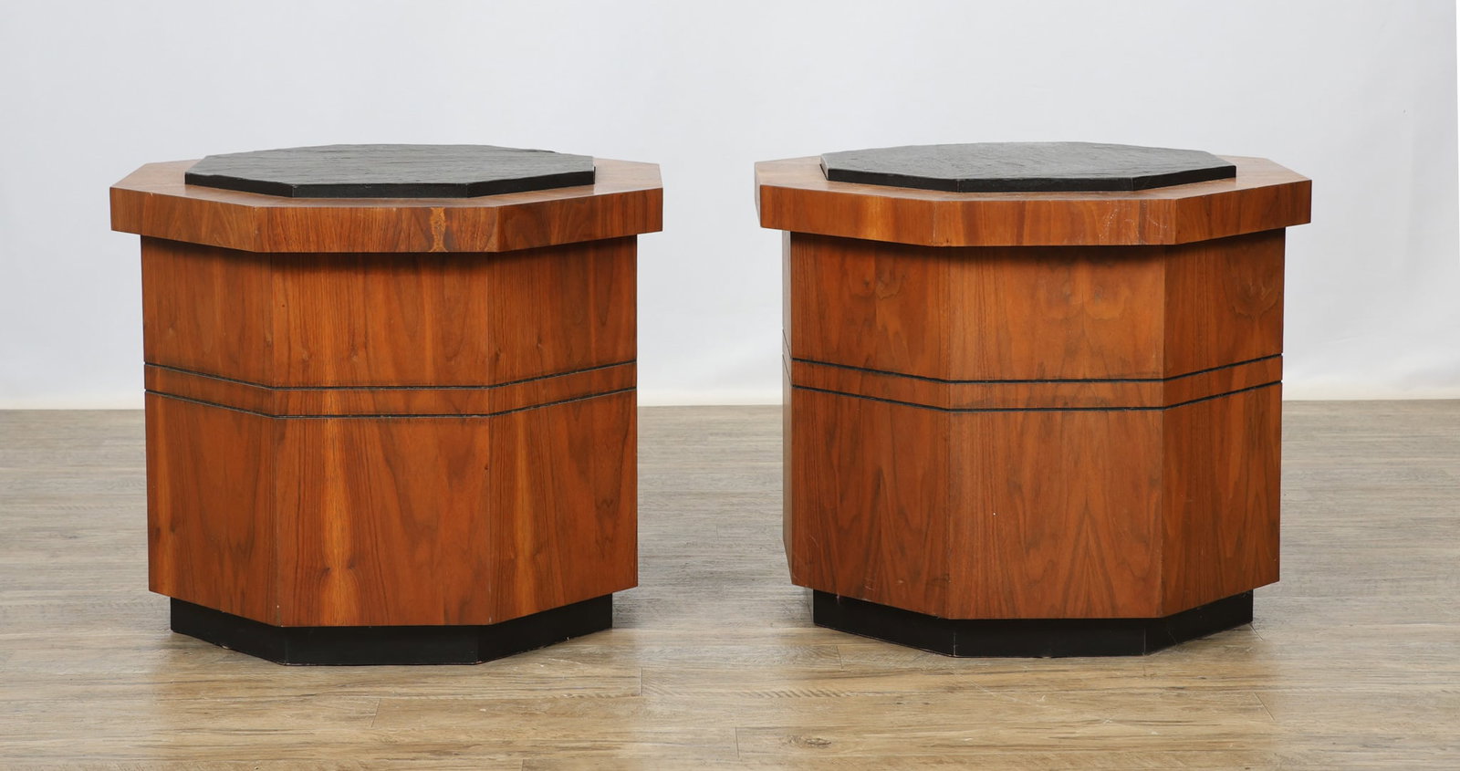 Slate Top Side Tables - 4