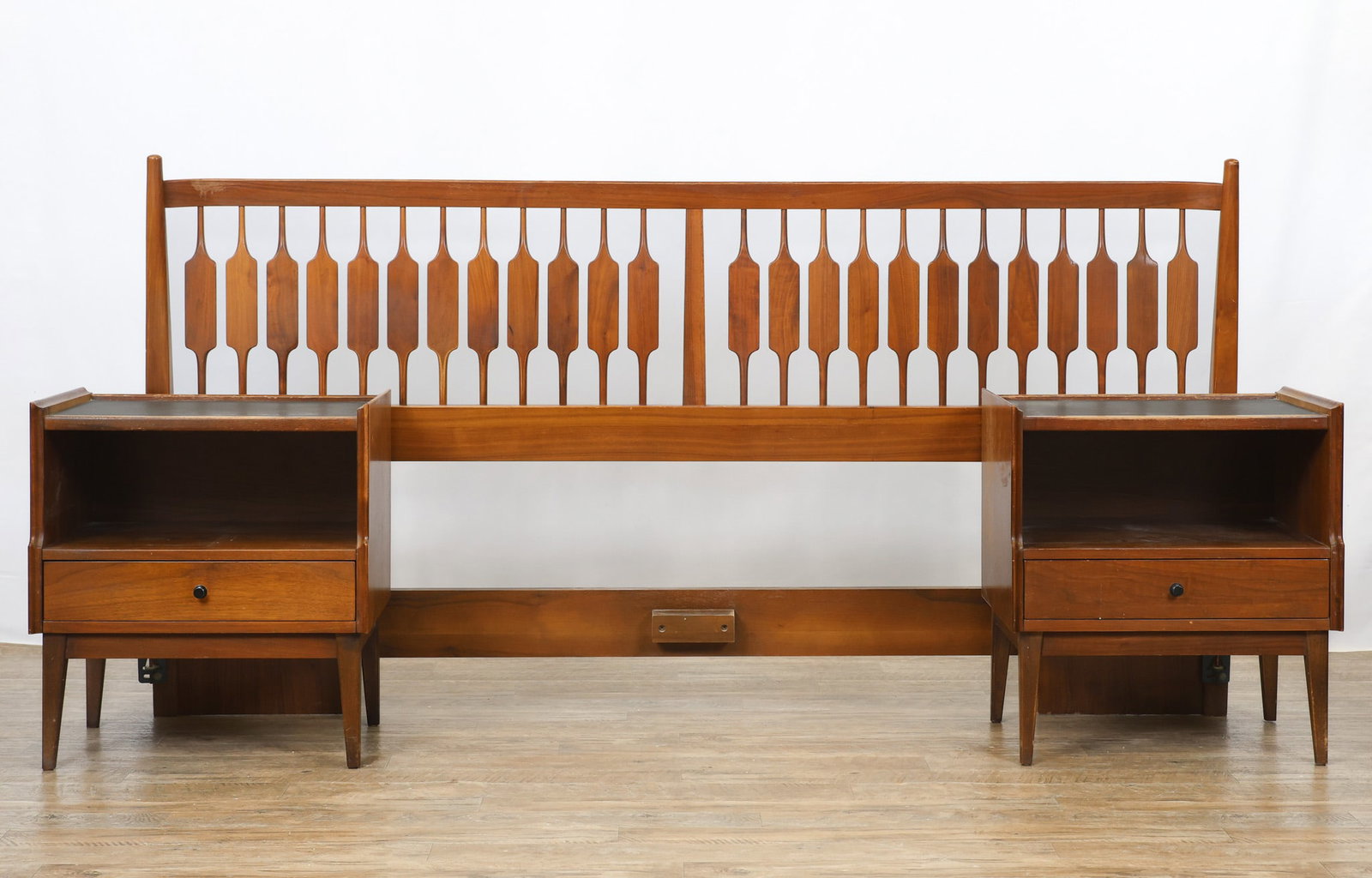 Drexel Headboard and American of Martinsville Nightstands (1 of 20)