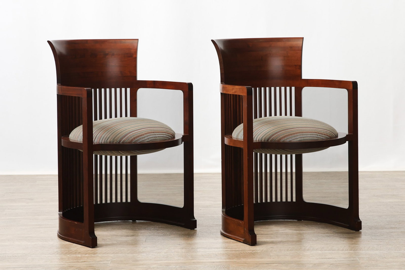 Cassina "Frank Lloyd Wright Model 606" Barrel Chairs (1 of 15)