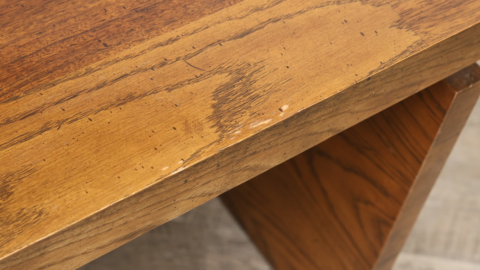 Lane "Butcher Block" Side Table - 11