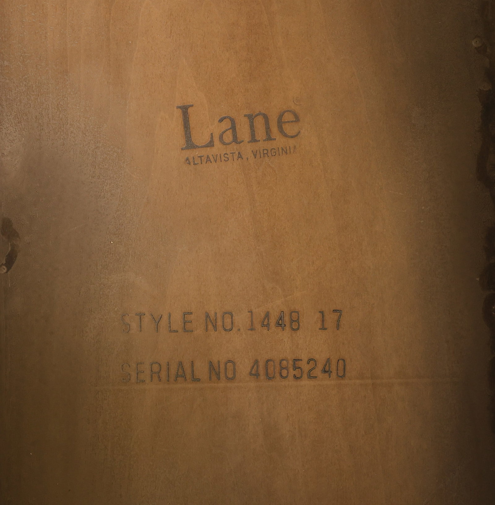 Lane "Butcher Block" Side Table - 9