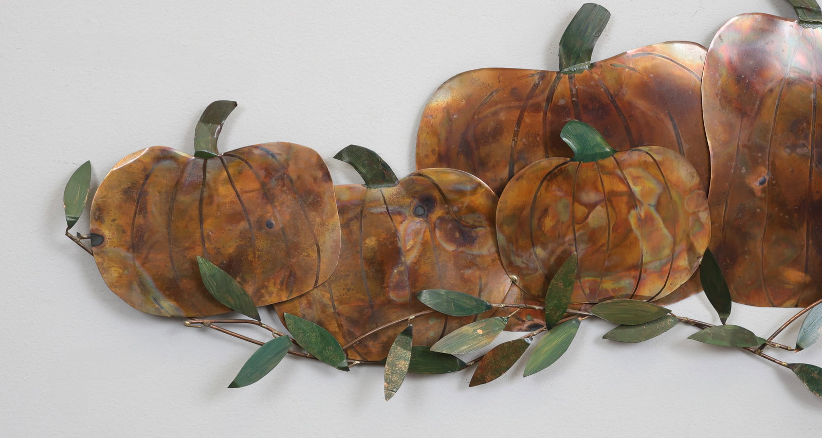 Brutalist Pumpkins Wall Sculpture - 2