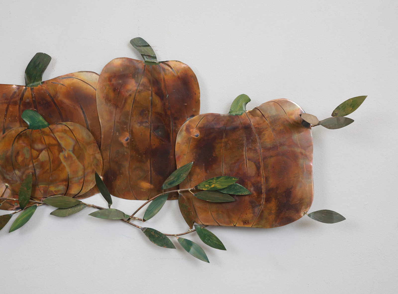 Brutalist Pumpkins Wall Sculpture - 3