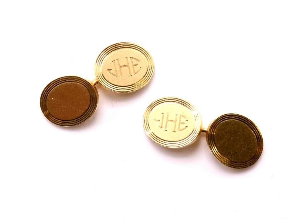 14k YG Cufflinks (1 of 3)