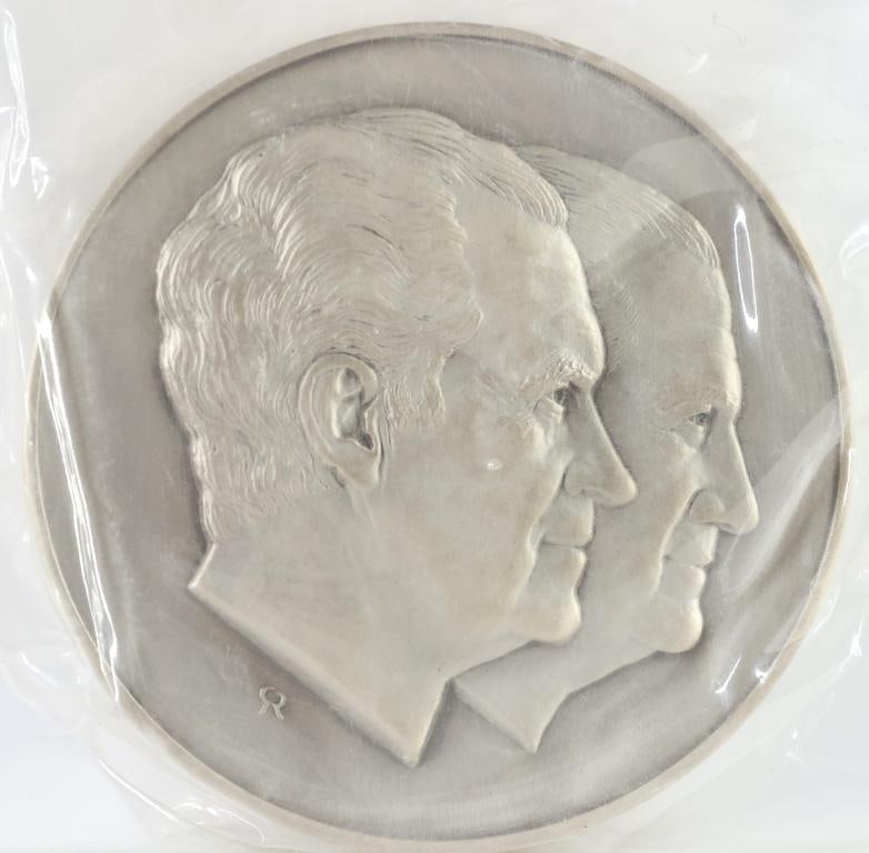 Franklin Mint Sterling Silver Nixon Inaugural Medal (1 of 5)
