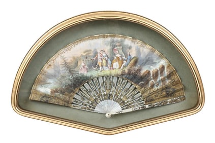 French Hand Painted Fan