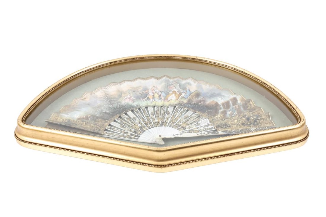 French Hand Painted Fan - 6