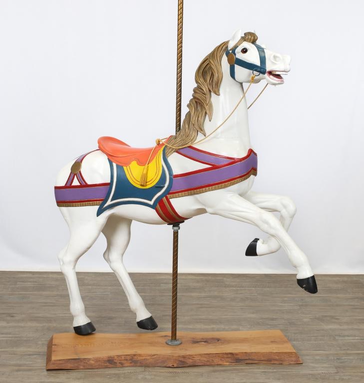 Prancer Carousel Horse Attr. to Gustav Dentzel (1 of 20)