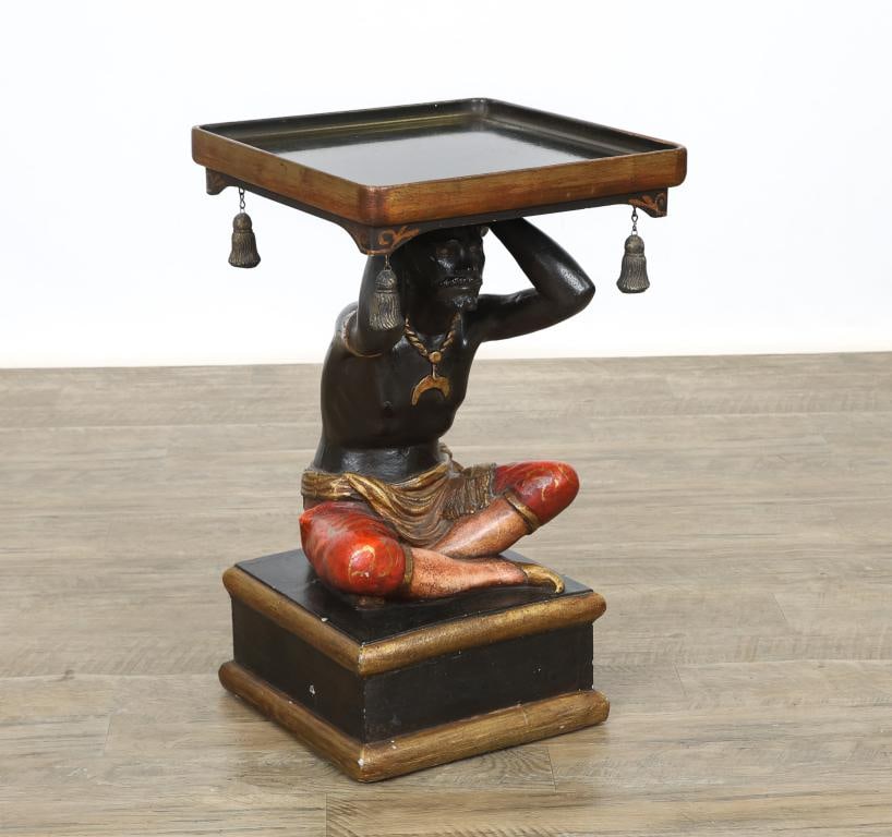 Jo Mead Blackamoor Figural Serving Stand (1 of 14)