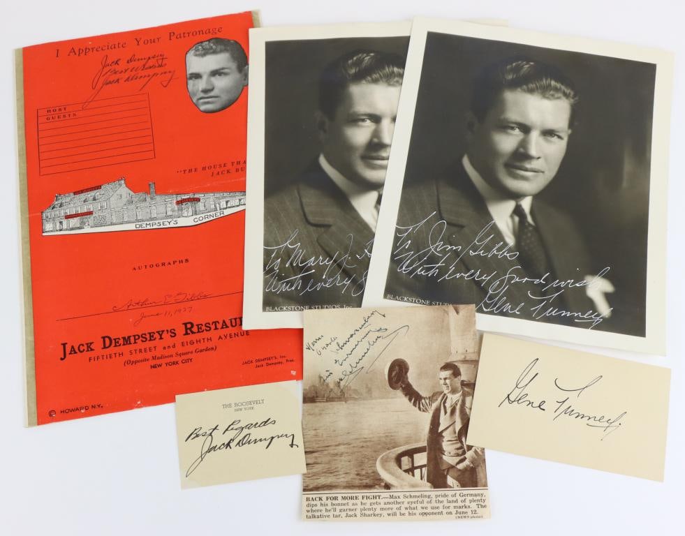 Autographs of Early 20th Century Boxers (1 of 13)