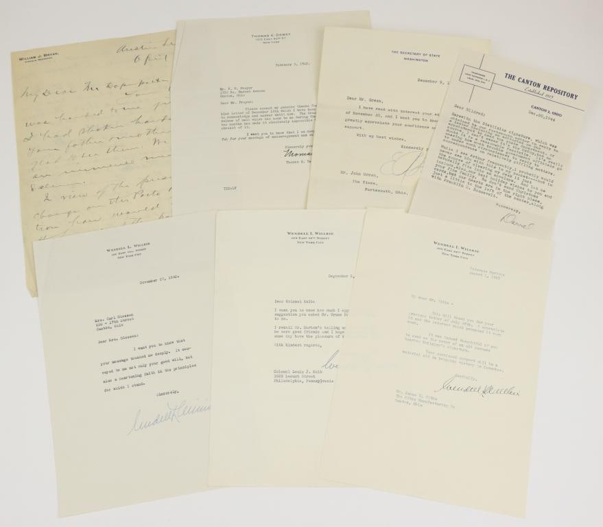 Autographs of United States Politicians and Diplomats (1 of 16)