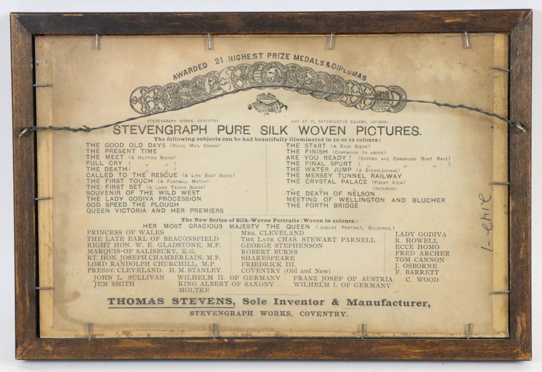 Nineteenth Century Stevengraphs - 6