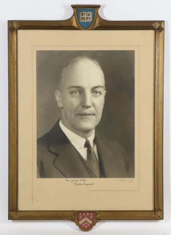 Large Signed Photograph of Yale University President Charles Seymour (1 of 7)