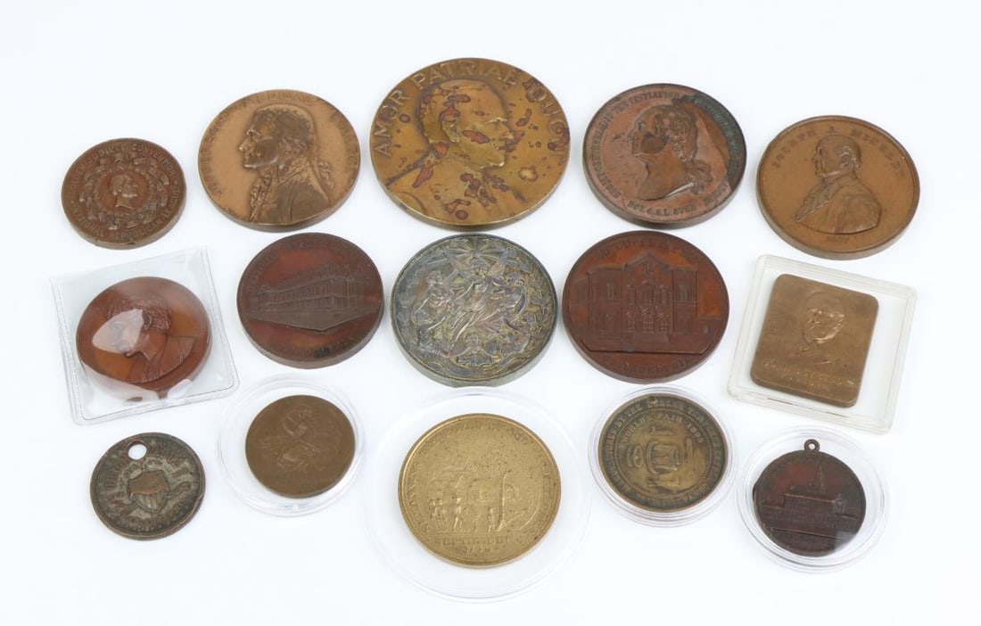 Bronze Table Medals and Others related to Philadelphia Persons, Events or Organizations (1 of 17)