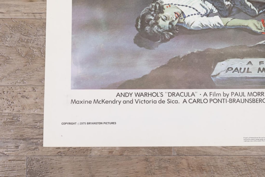 Andy Warhol's Dracula Poster - 3