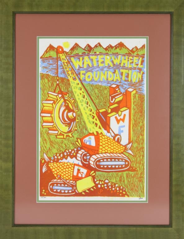 Jim Pollock WaterWheel Foundation Benefit Poster (1 of 8)