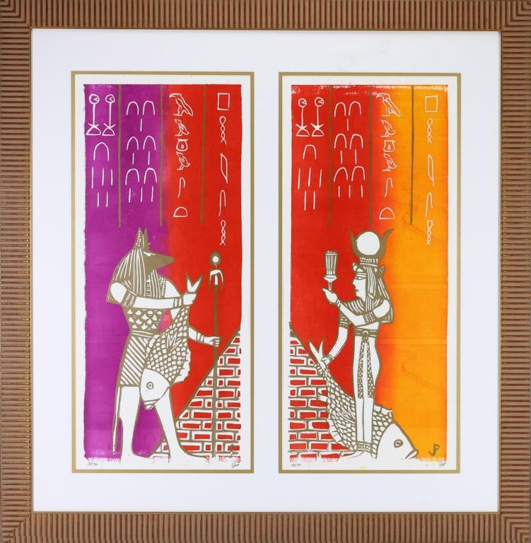 Jim Pollock "Magnaball" WaterWheel Benefit Poster Set (1 of 9)