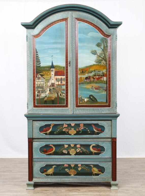 Marie Collette Hand Painted Cabinet (1 of 17)