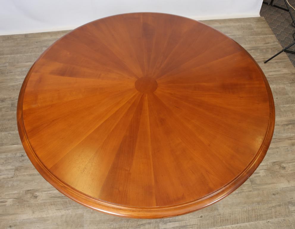 Circular Pedestal Dining Table - 4