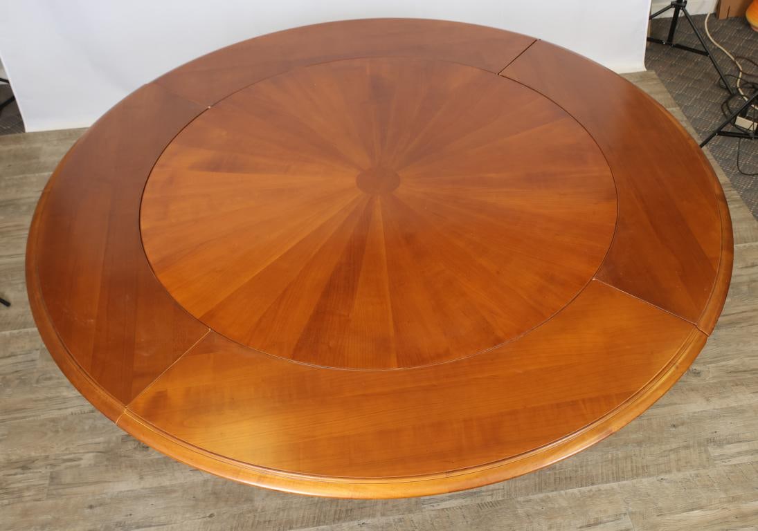 Circular Pedestal Dining Table - 8