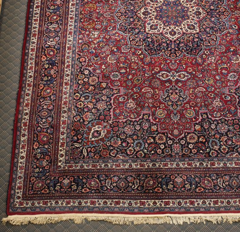 Signed Persian Tabriz Carpet - 10
