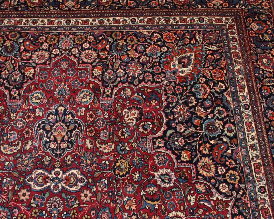 Signed Persian Tabriz Carpet - 12