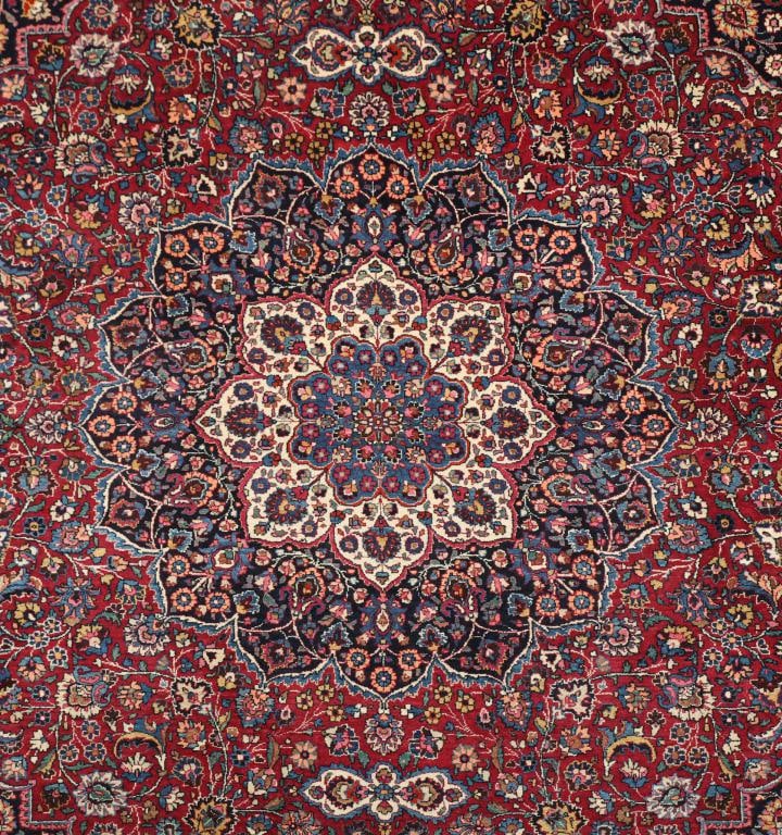 Signed Persian Tabriz Carpet - 3