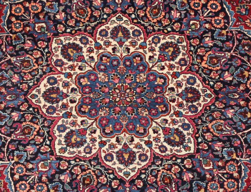 Signed Persian Tabriz Carpet - 4