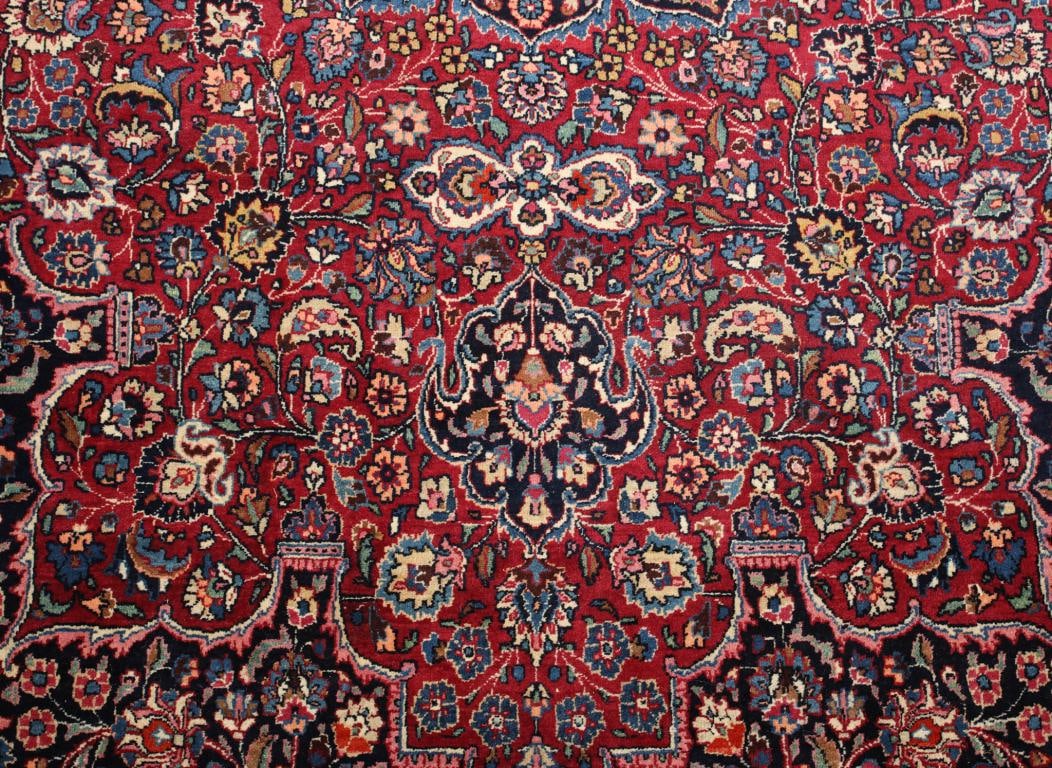 Signed Persian Tabriz Carpet - 9