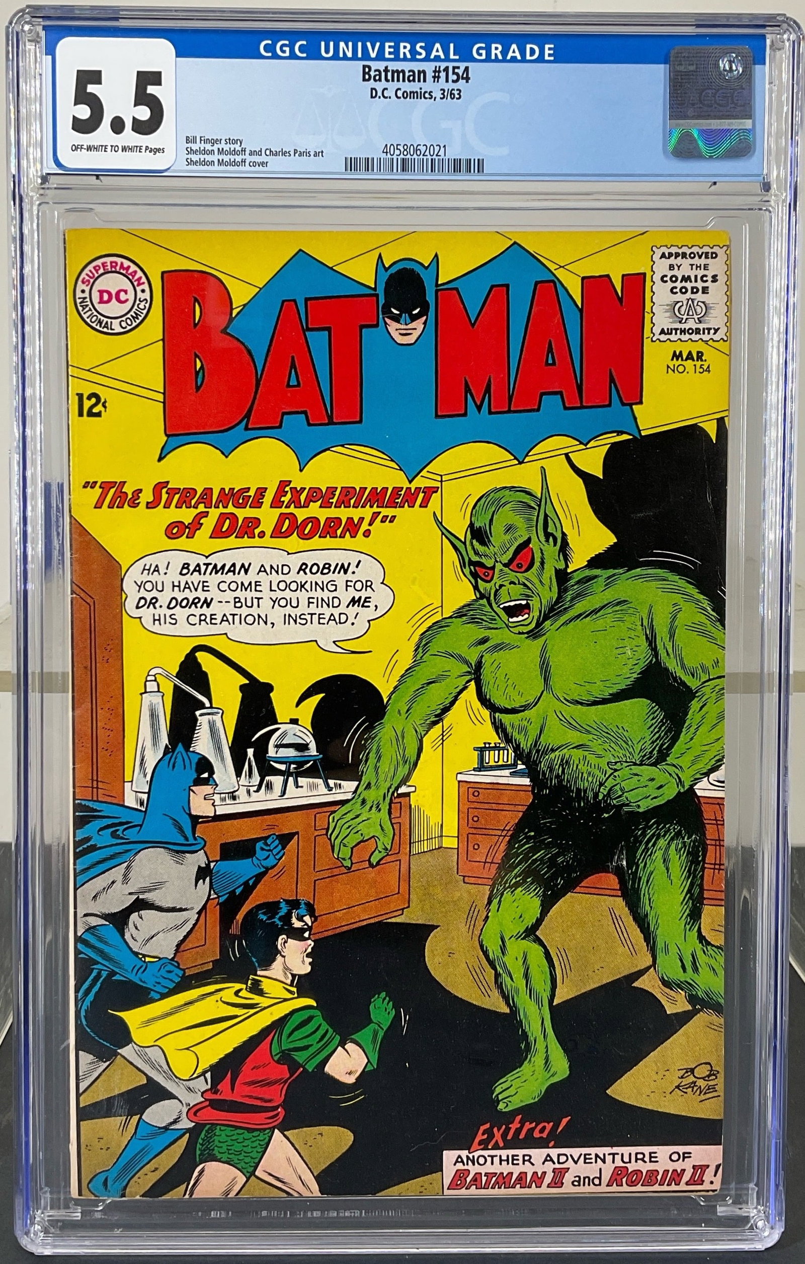 Batman #154 (D.C. Comics, 1963) CGC 5.5 Off-white to white pages (1 of 3)