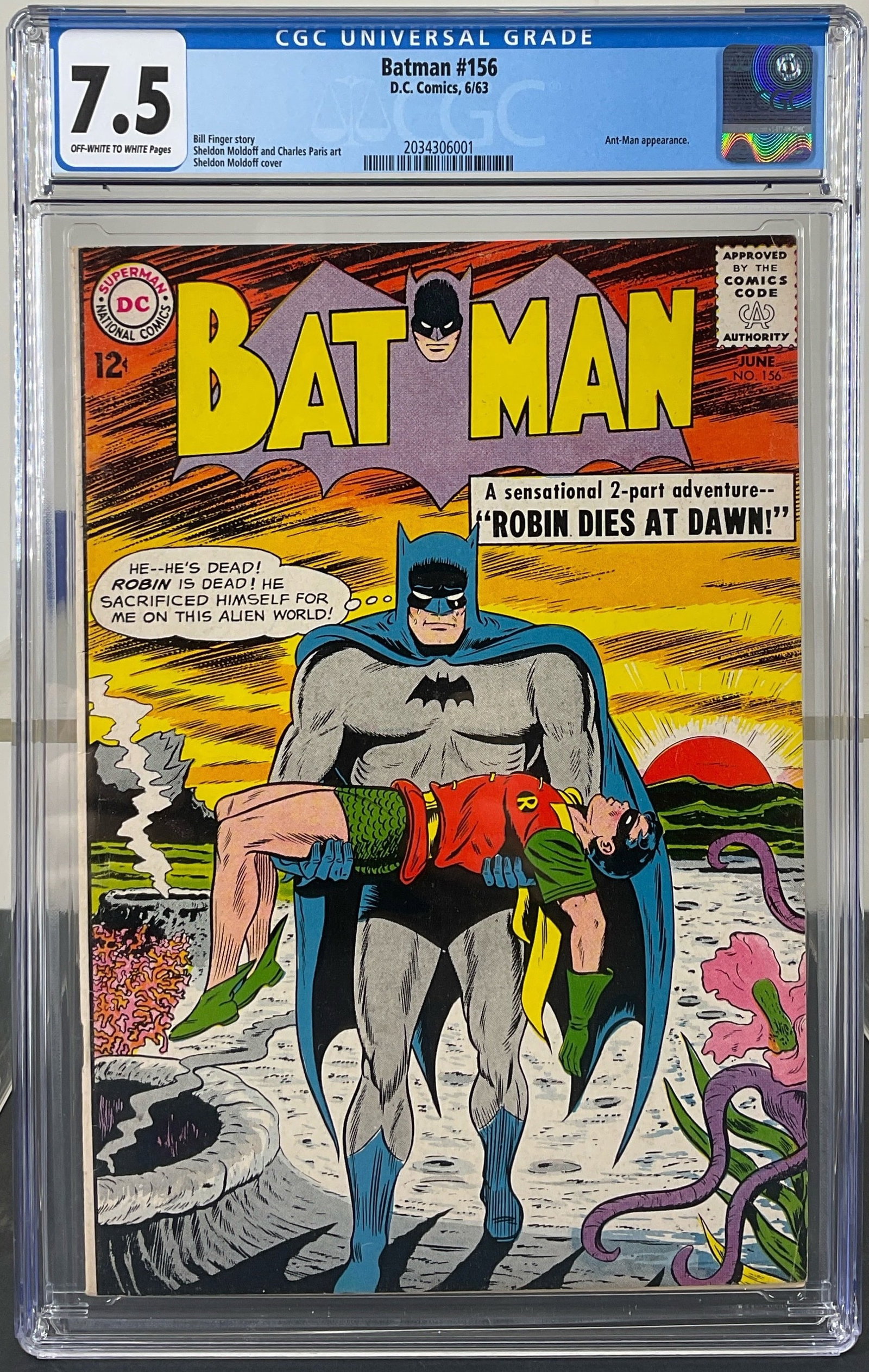 Batman #156 (D.C. Comics, 1963) CGC 7.5 Off-white to white pages (1 of 3)