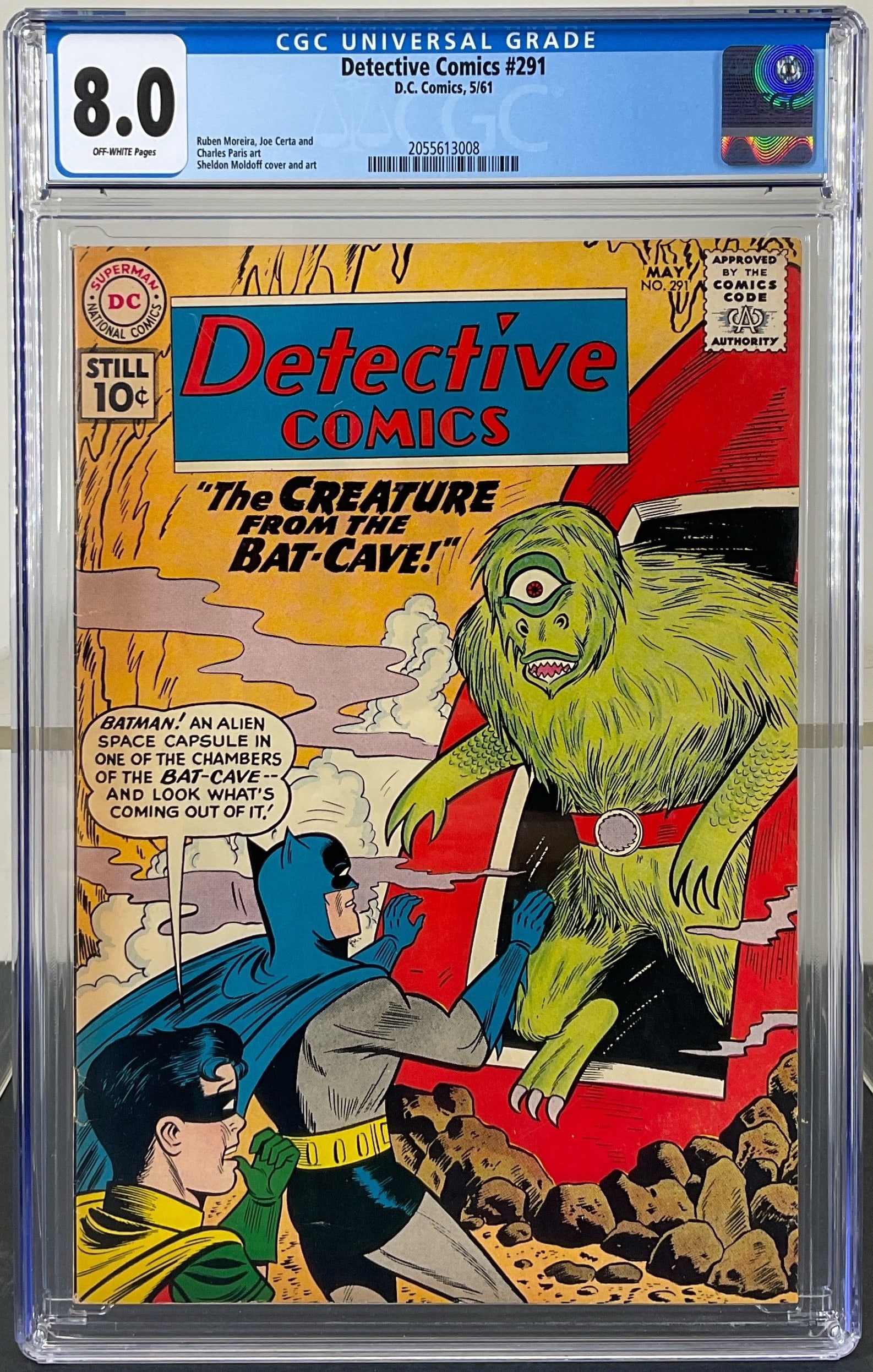 Detective Comics #291 (D.C. Comics, 1961) CGC 8.0 Off-White pages (1 of 3)