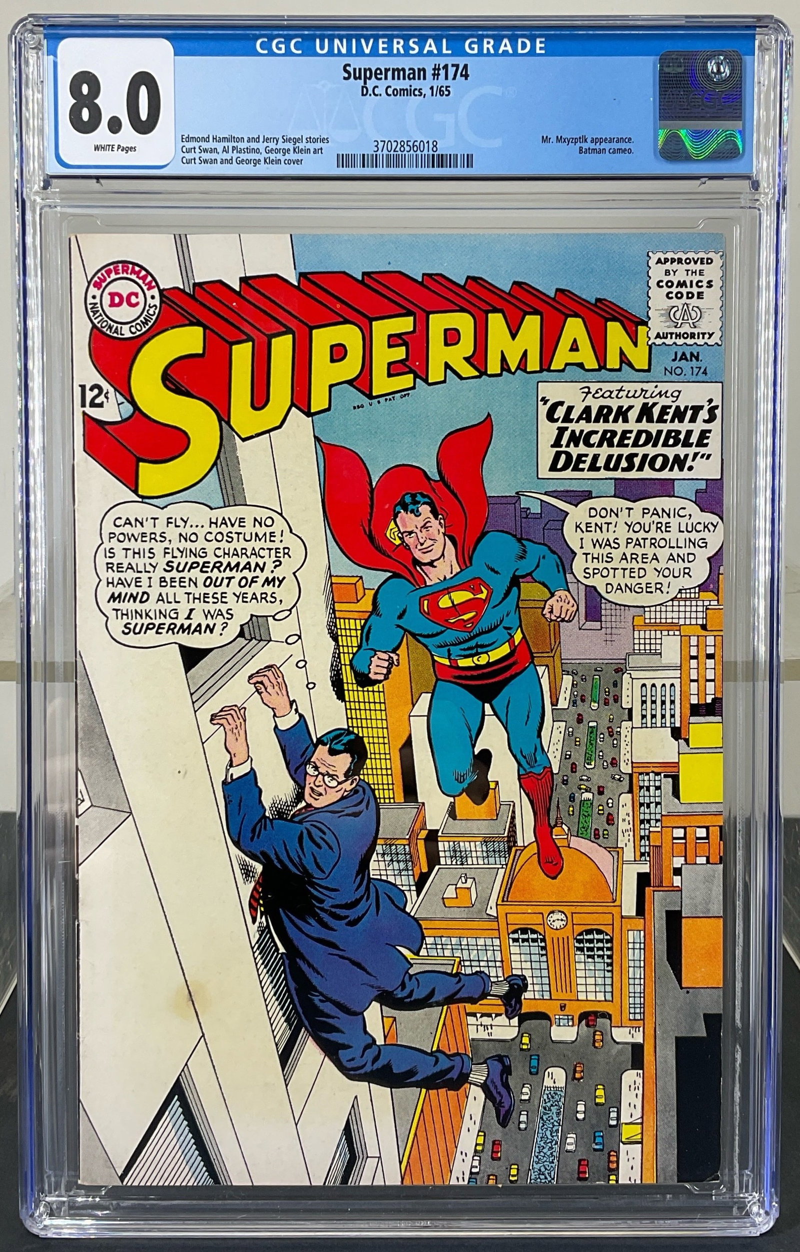 Superman #174 (D.C. Comics, 1965) CGC 8.0 WHITE Pages (1 of 3)