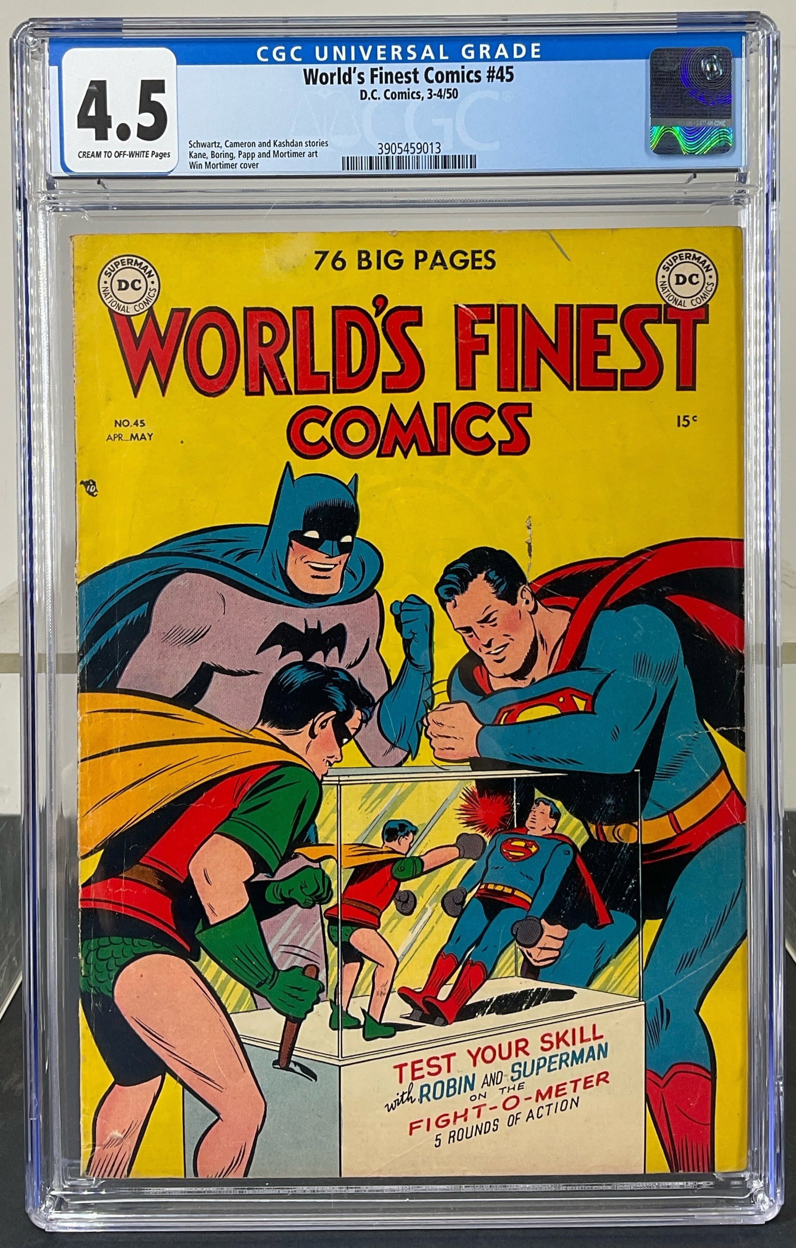 World's Finest Comics #45 (D.C. Comics, 1950) CGC 4.5 Cream to off-white pages (1 of 3)