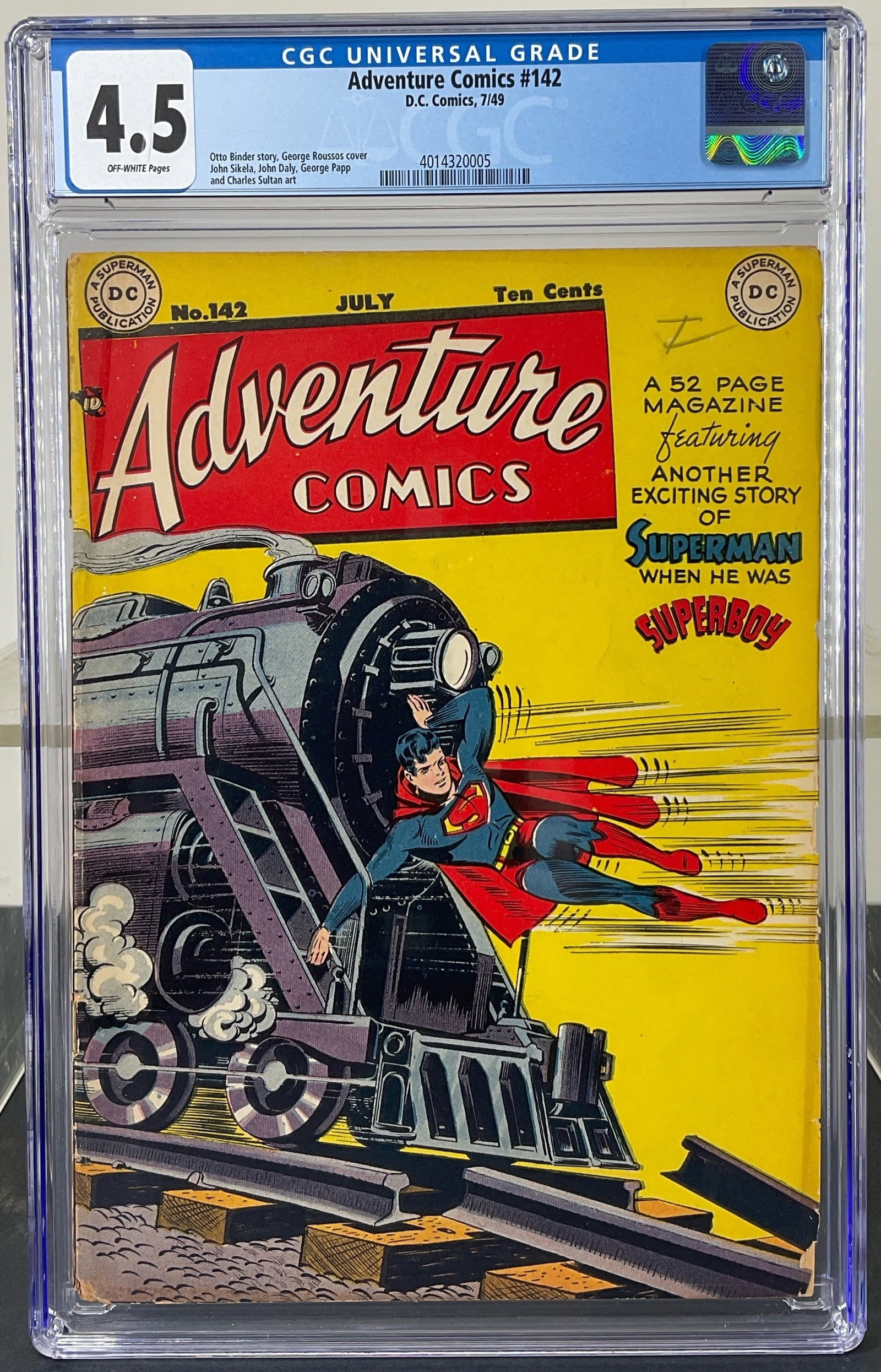 Adventure Comics #142 (D.C. Comics, 1949) CGC 4.5 Off-white pages (1 of 3)