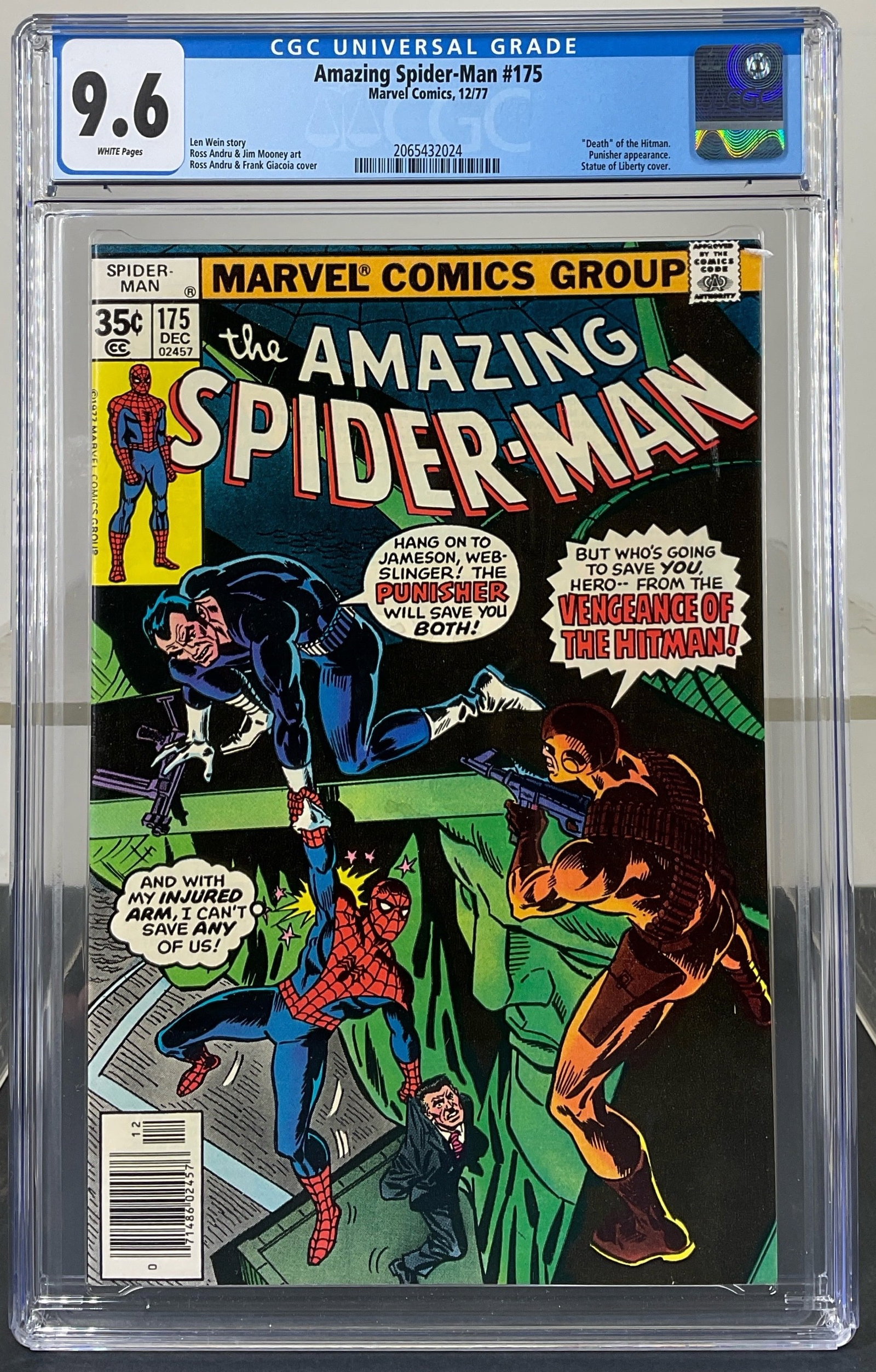 Amazing Spider-Man #175 (Marvel Comics, 1977) CGC 9.6 White pages (1 of 3)